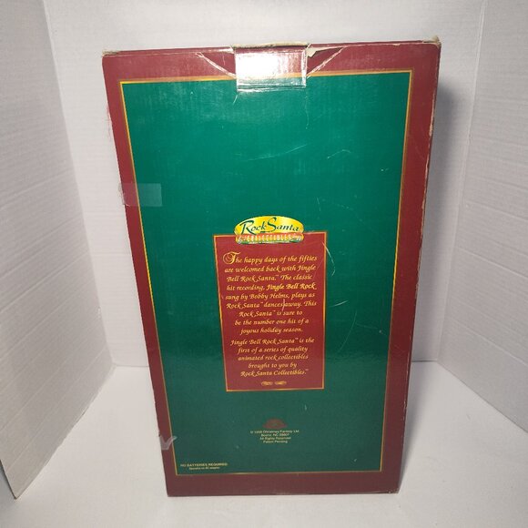 NEW Rock Santa Collectibles Jingle Bell Rock Animated Santa Claus 1998 Edition 1 - Picture 6 of 6